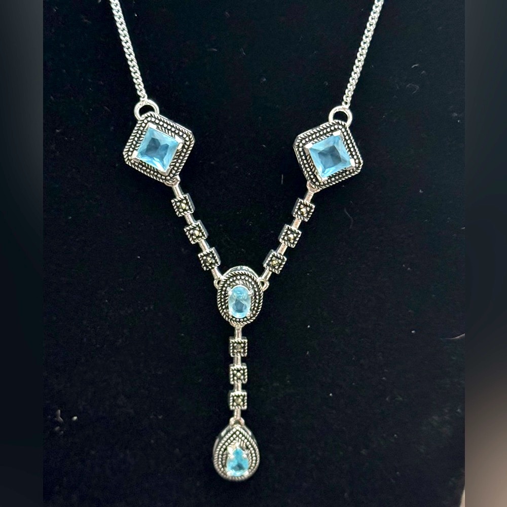 Le Vieux Swarovski Marcasite Jewelry Set - Picture 2 of 4